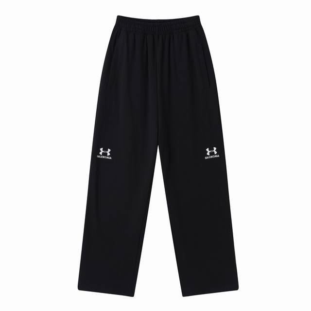 C012# Classic Logo Embroidered Sports Pants Casual Pants Wide Leg Pants for Men