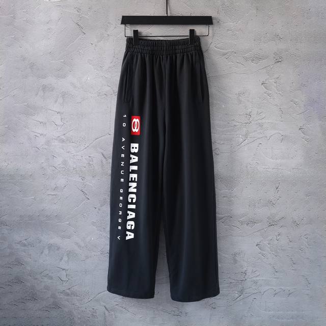 C024# 8B printed letter sweatpants sports pants trousers for men and women Color