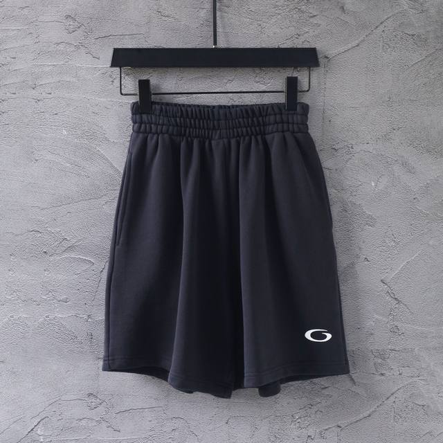 D017# Ring 6B embroidered shorts beach pants sweatpants sports pants men and wom