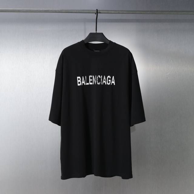 F024#Letter green sign direct spraying picture short sleeve men and women style