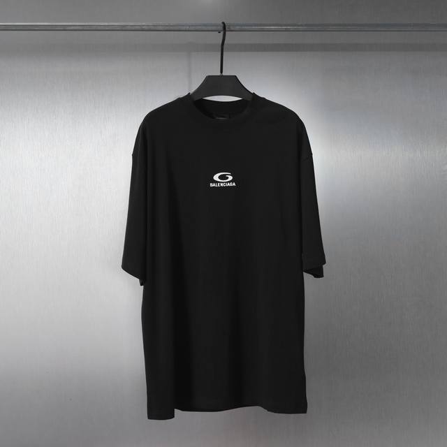 Cx08#Embroidery 6B Series Classic Short Sleeve T-shirt for Men and Women Color: