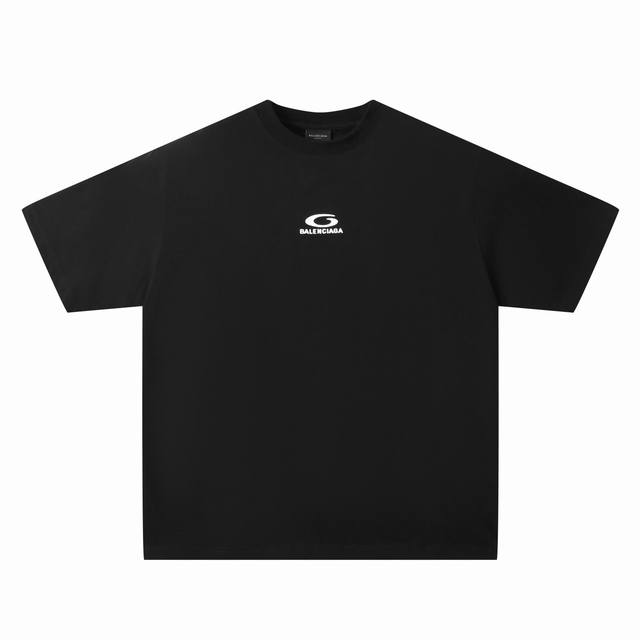 Cx08#Embroidery 6B Series Classic Short Sleeve T-shirt for Men and Women Color: