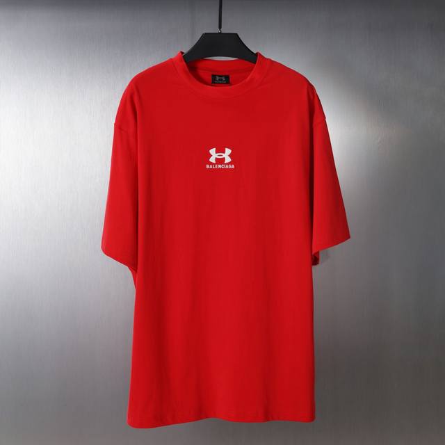 Cx14# Joint classic logo embroidered sports short-sleeved T-shirt for men and wo