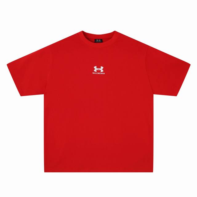 Cx14# Joint classic logo embroidered sports short-sleeved T-shirt for men and wo