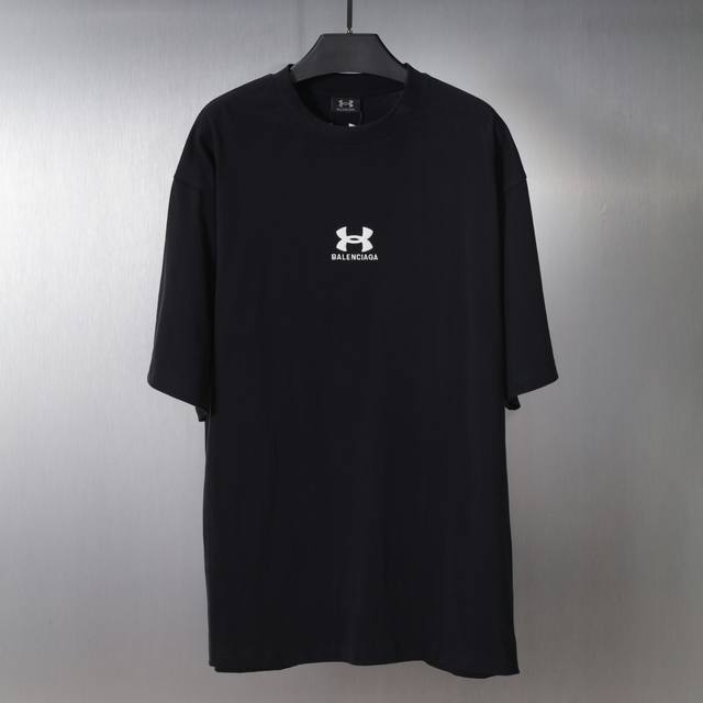 Cx14# Joint classic logo embroidered sports short-sleeved T-shirt for men and wo