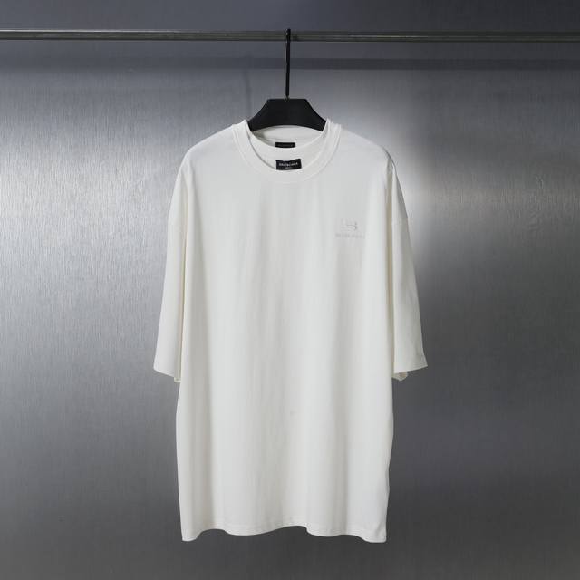 F009# Double collar embroidery simple design versatile short sleeve men and wome