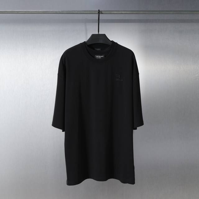 F009#Double collar embroidery simple design versatile short sleeves for men and