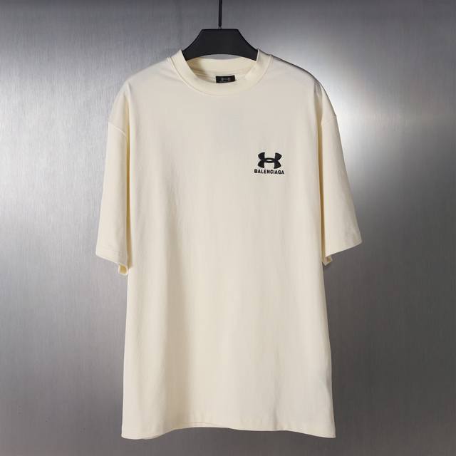Cx15# Joint classic logo chest embroidery back large print sports short-sleeved