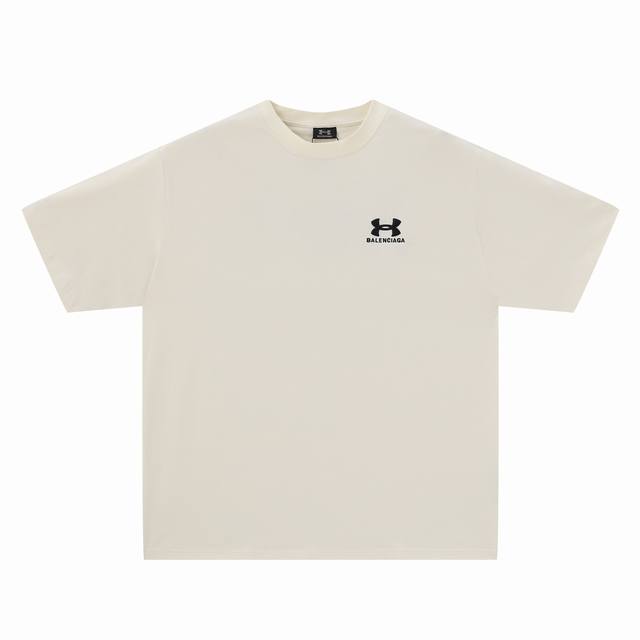 Cx15# Joint classic logo chest embroidery back large print sports short-sleeved