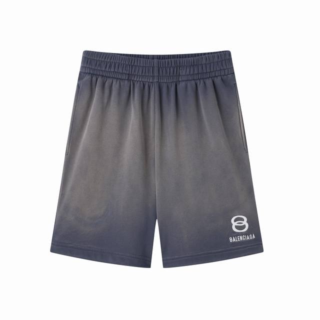 D006-1# Summer new classic 8B double ring embroidery pure cotton shorts shorts b