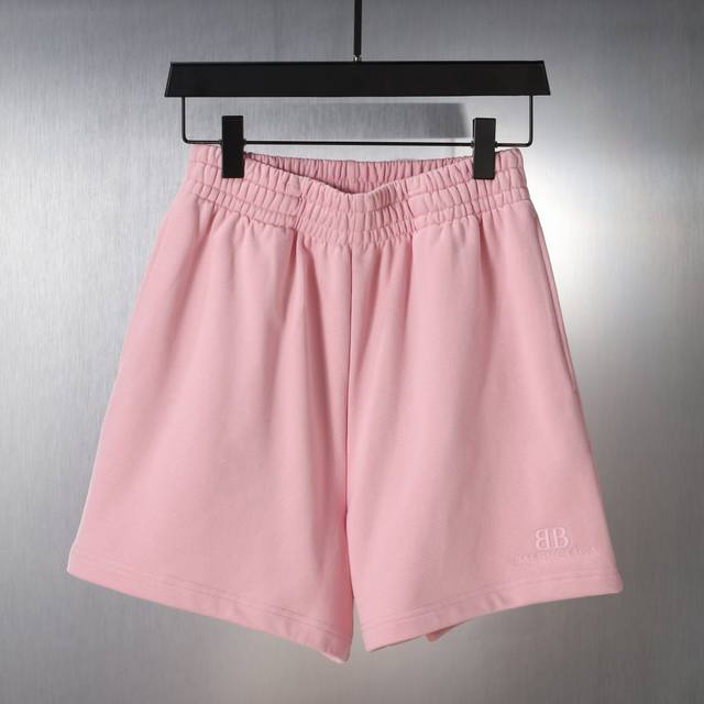 003# Classic double B letter embroidered shorts casual loose shorts sports pants