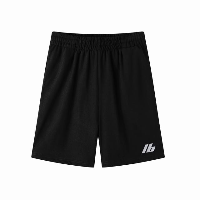 D016# Lb series English letter printed shorts beach pants men and women Size: SM