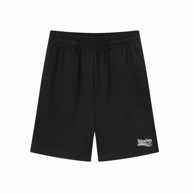 002# Wave embroidery silver label casual loose shorts sports pants for men and w