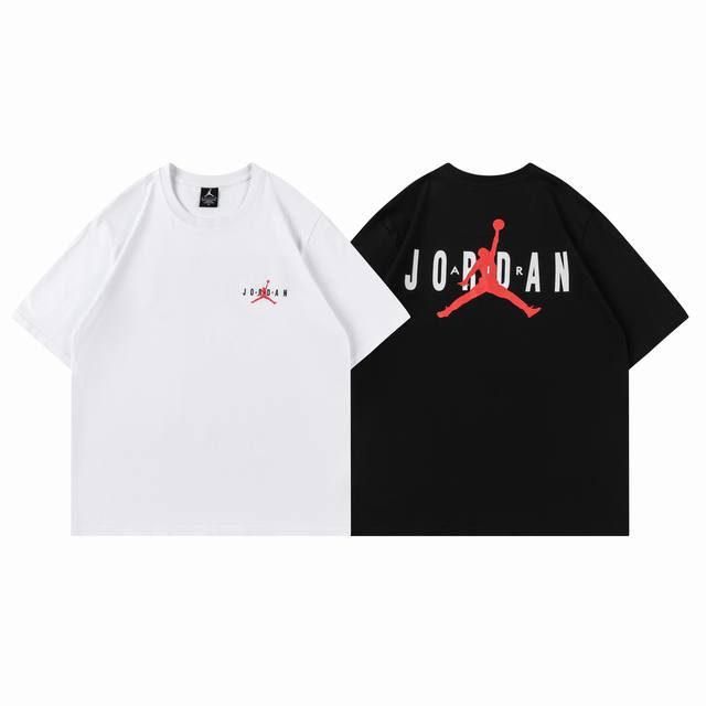 353# Jordan T-shirt black and white M-Xxl DDD