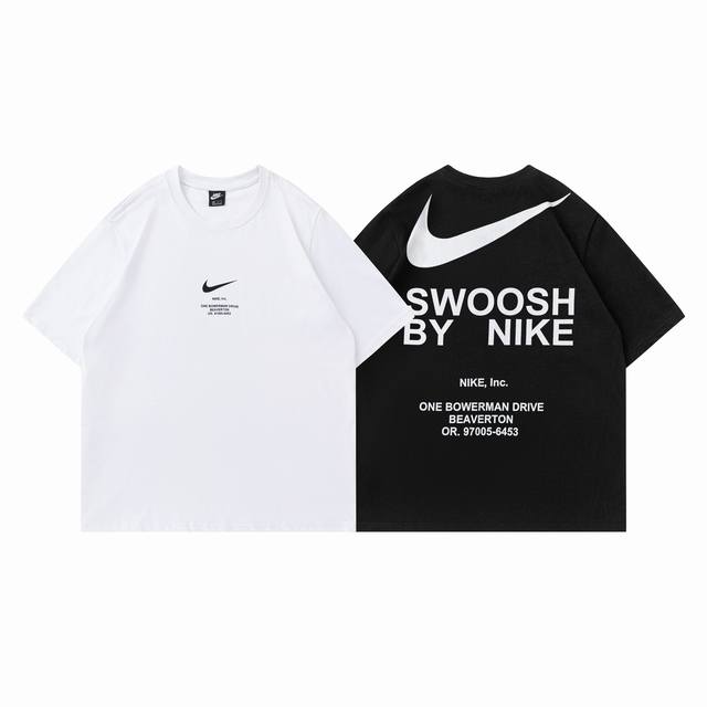 106# Nike T-shirt black and white M-Xxl DDD