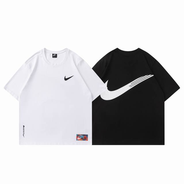 113# Nike T-shirt black and white M-Xxl DDD