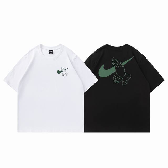 112# Nike T-shirt black and white M-Xxl DDD