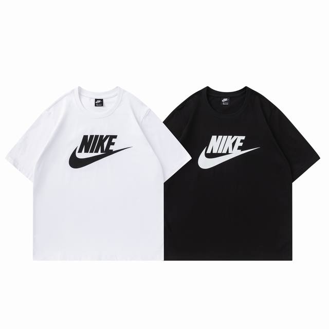105# Nike T-shirt black and white M-Xxl DDD