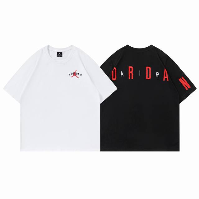 320#Aj flying short sleeve black white M-Xxl DDD