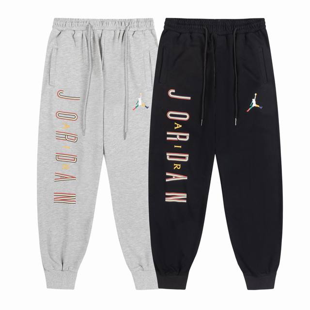 803#Aj flying terry sweatpants black gray M-Xx DDD