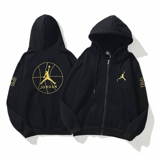 3012#Aj flying man plus velvet jacket black M-Xxl DDD