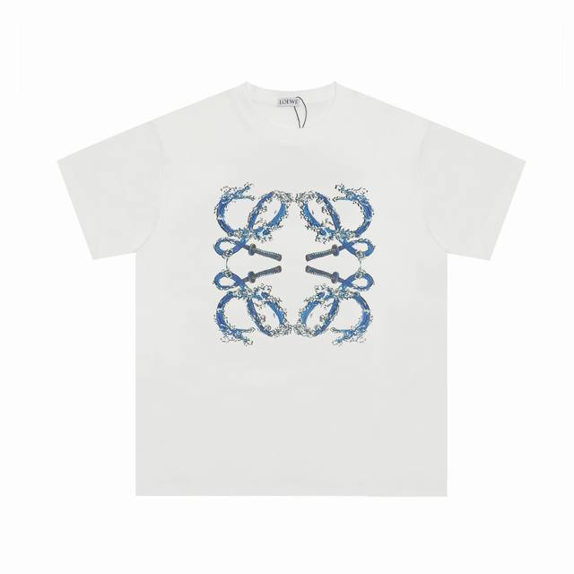We24# Top OEM quality Loewe 25Ss classic printed T-shirt short sleeve No need fo