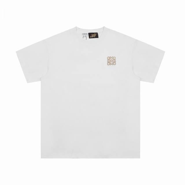 We15# Top OEM quality Loewe 25Ss classic cotton Logo short-sleeved T-shirt No ne