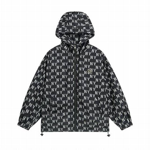 V827# Mlb official men and women couple hooded old flower sports jacket casual c