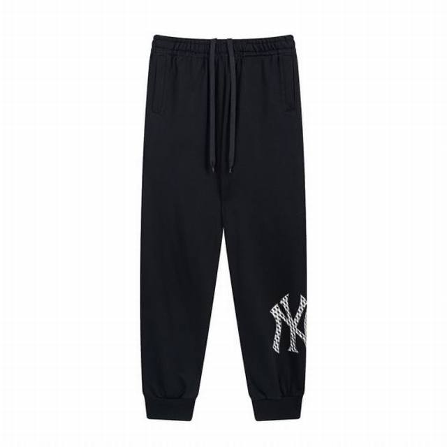 V822# Mlb official men and women couple offset printing flower ankle sports trou