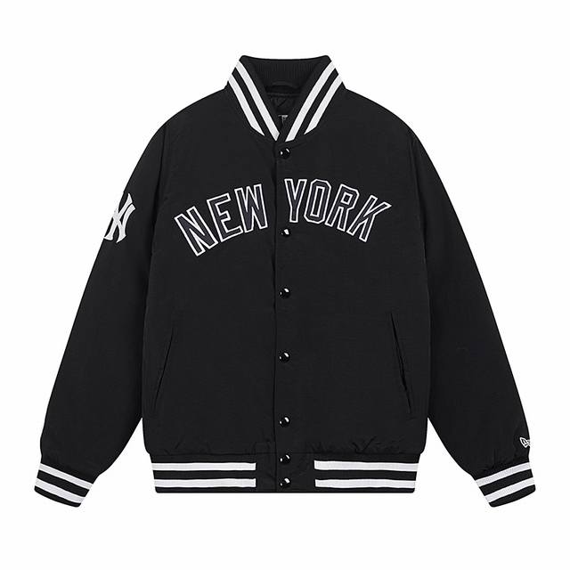 9913# New Era Mlb baseball jacket Ny embroidery American style quilted jacket wa