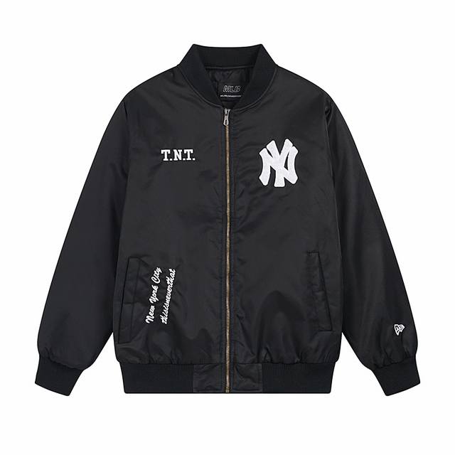 9903# Mlb official Yankees men's and women's baseball uniform quilted slim jacke