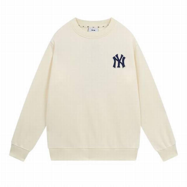 V833# Mlb official men and women pullover sweatshirt loose retro old flower roun