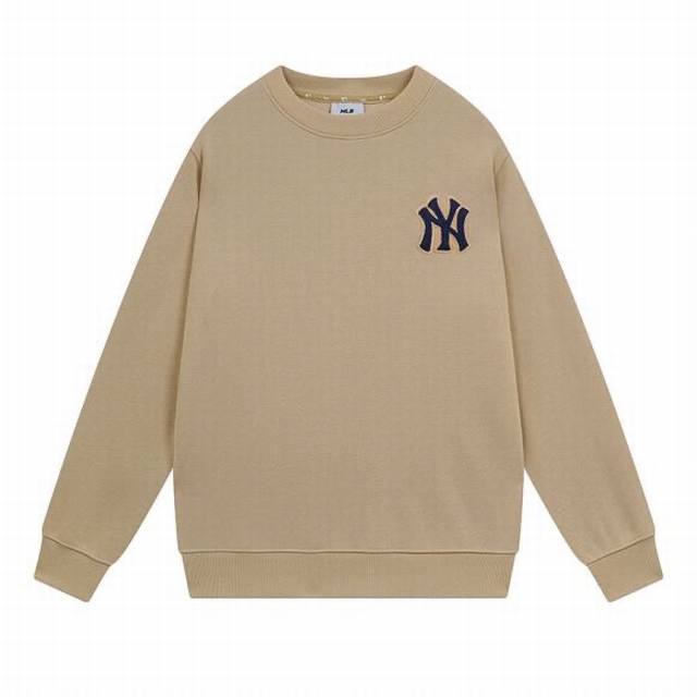 V833# Mlb official men and women pullover sweatshirt loose retro old flower roun