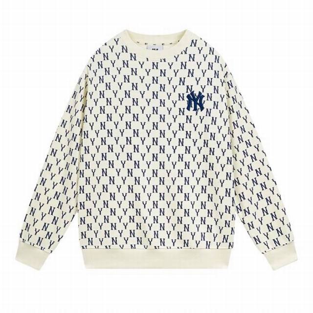 V832 Mlb official men and women pullover sweatshirt sports casual old flower rou