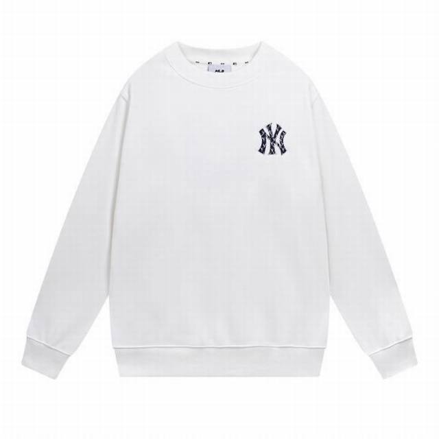V831 Mlb official men and women couple round neck sweatshirt retro old flower pu