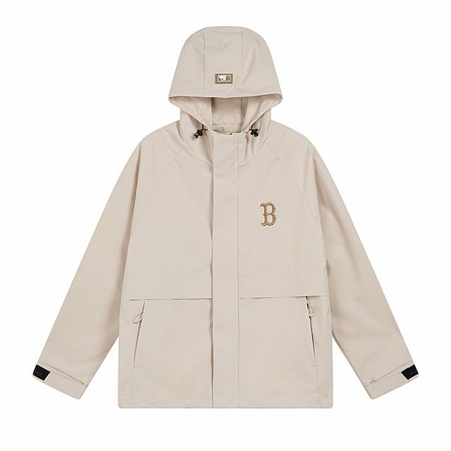 9908# Mlb Jacket Spring New Loose Small Label Hooded Jacket Outerwear Women's Sp