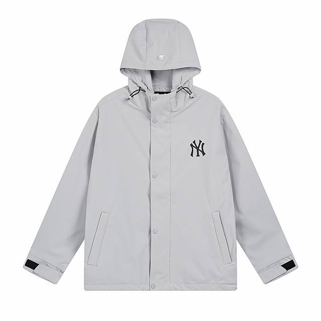 9906# Mlb official unisex large logo jacket hooded jacket for couples Wjb03 Fabr