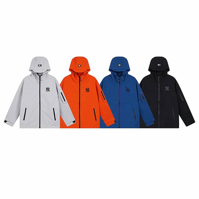 9905# Mlb official unisex large logo jacket hooded jacket for couples Wjb03 Fabr
