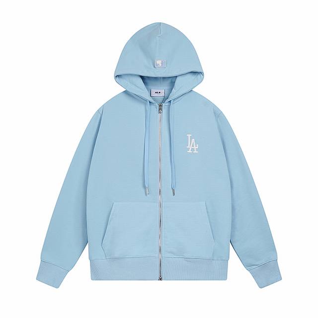 927# Mlb official men's and women's classic team logo sports zipper hooded livel