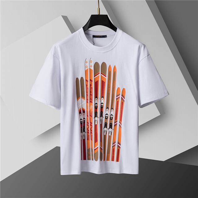 Style number: A27# 2025 Spring and Summer new T-shirt. Men's round neck classic