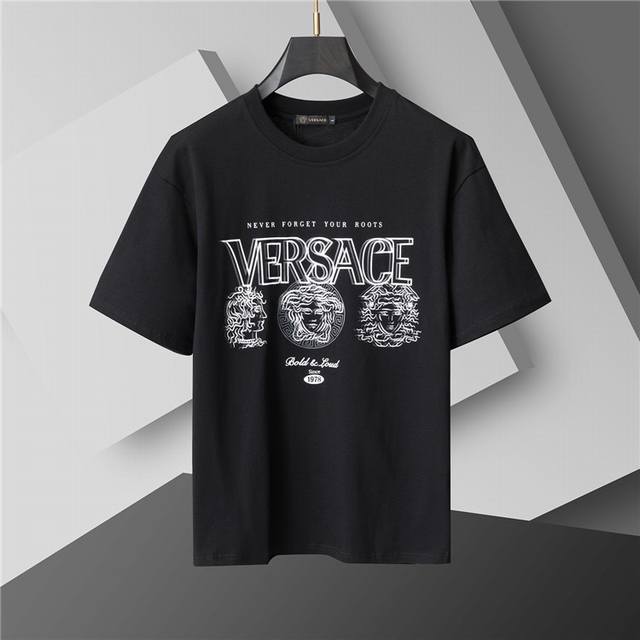 Style number: A15# 2025 Spring and Summer new T-shirt. Men's round neck classic