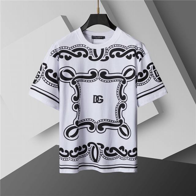 Style number: A08# 2025 Spring and Summer new T-shirt. Men's round neck classic
