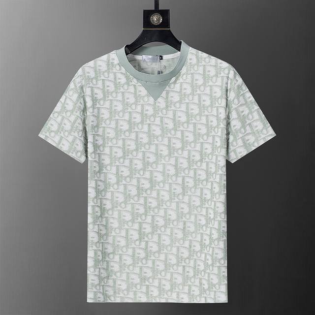 Style number: 8179# 2025 spring and summer new men's T-shirt, two-color towel j