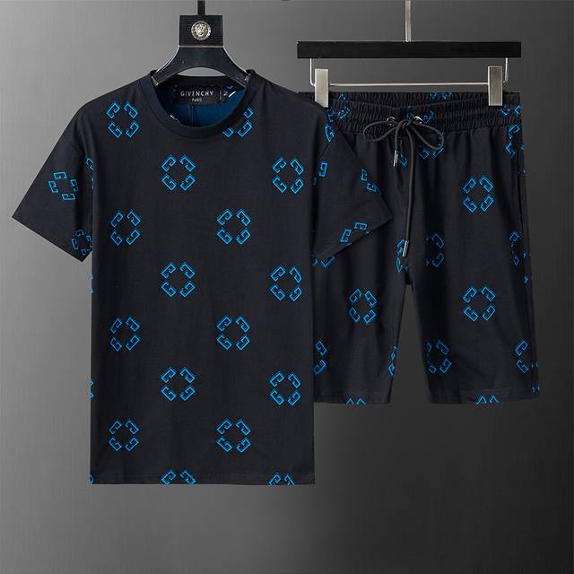 Style number: 8163# 2025 spring and summer new men's casual short-sleeved short