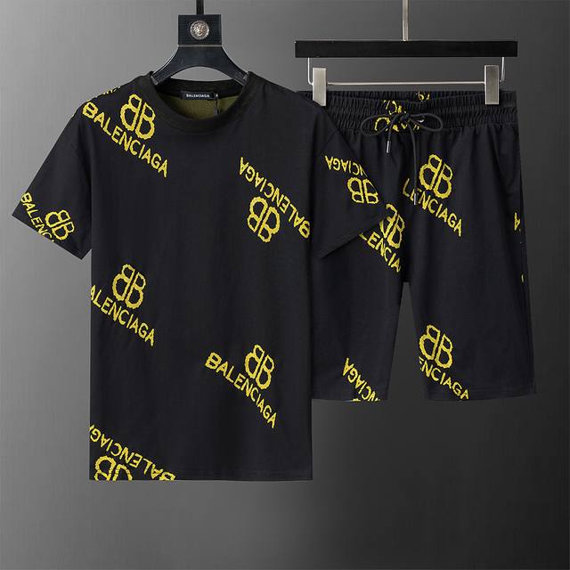 Style number: 8159# 2025 spring and summer new men's casual short-sleeved short