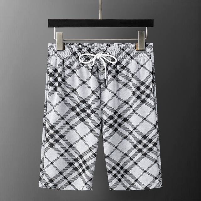 Style number: 8243# 2025 spring and summer new men's casual shorts, classic pla