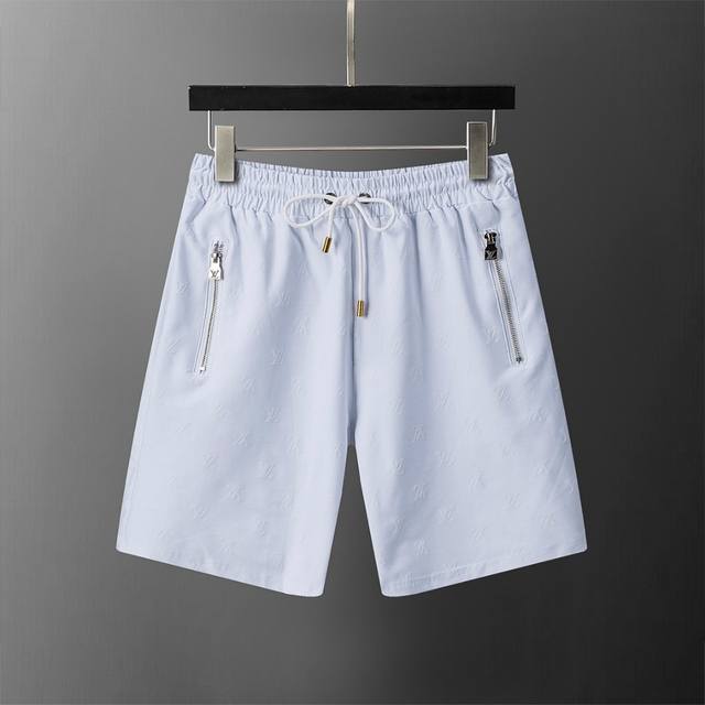 Style number: 8234# 2025 spring and summer new men's casual shorts, full flocki