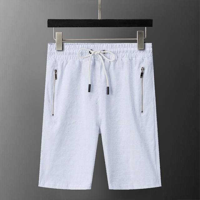 Style number: 8232# 2025 spring and summer new men's casual shorts, full flocki