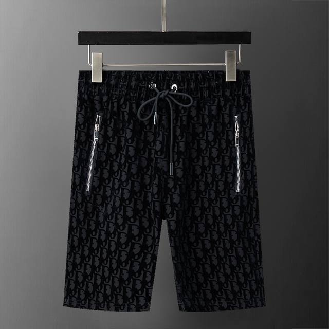 Style number: 8231# 2025 spring and summer new men's casual shorts, full flocki