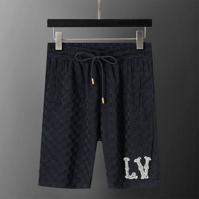 Style number: 8219# 2025 spring and summer new men's casual shorts, small check